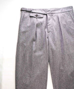 $695 ELEVENTY - *SIDE TAB* CASHMERE/WOOL Belted Neapolitan Dress Pant- 33W