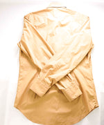 $395 ELEVENTY - Camel *Wide Spread Collar* Button Military Style Shirt - M