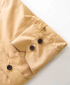$395 ELEVENTY - Camel *Wide Spread Collar* Button Military Style Shirt - M