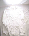 $395 ELEVENTY - TIPPED White Button Down Long Sleeve Shirt Cotton - Multiple Sizes
