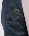 ERMENEGILDO ZEGNA - By SFA *TRAVELLER/ AUSTRALIAN WOOL* Blue Gray Check Suit - 40S