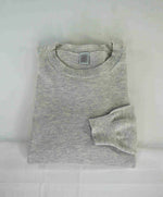 $395 ELEVENTY - *COTTON* Gray Pique Crewneck Sweater - S