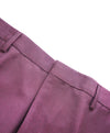 BURBERRY LONDON - *Wool & Mohair* ITALY Burgundy Flat Front Dress Pants - 35W