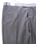 ARMANI COLLEZIONI - Gray CONTRAST WAISTBAND Flat Front Dress Pants - 41W