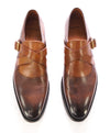 BALLY - “SCRIBE” Goodyear Welt Brown Hand Made Monk Strap Loafers - 8.5