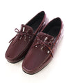 TOD’S - Burgundy Patent Leather Embossed Logo Driving Loafers- 6A US
