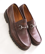 GUCCI - Horse-bit Loafers Brown Iconic Style - 10.5US (9.5 G Stamped On Shoe)