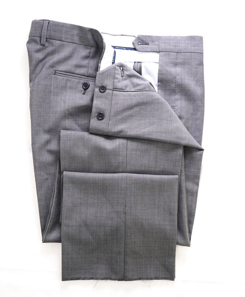 SAKS FIFTH AVE - Prince Of Wales Check MADE IN ITALY Flat Front Dress Pants - 36W