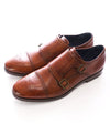 COLE HAAN - Brown Cap Toe Double Monk Strap Loafers "Grand OS” - 13