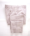 LORO PIANA - SOFT Stone Beige Cotton/Elastane Flat Front Pants - 42W (58EU)