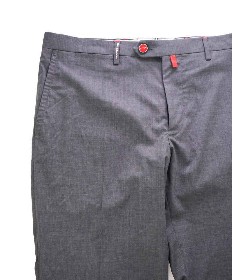 KITON - LOGO FRONT Premium Wool/Silk/Elastane Dress Pants - 36W