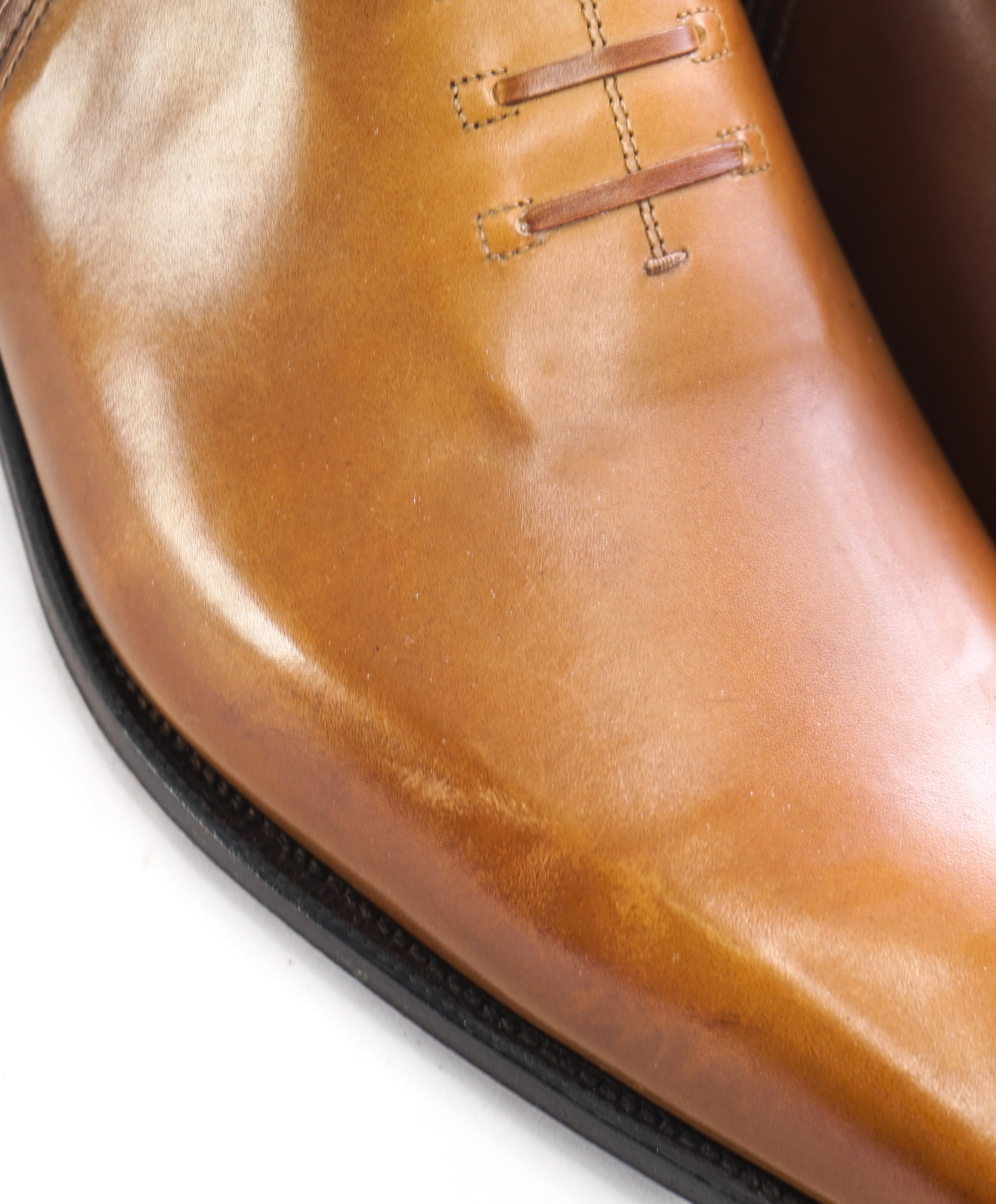 CORTHAY - Twist Pullman French Calf Leather Piped Oxfords - 12
