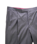 BRIONI - Super 150's SILK LINED "DELTA" Gray Dress Pants - 42W