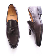 SUTOR MANTELLASSI - Brown Slim Silhouette Tassel Loafers  - 9 US
