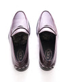 TOD’S - Burgundy Oxblood Penny Loafers “Boston /Devon” Leather Sole - 11.5US