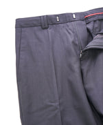 HUGO BOSS - Solid Black “Adris1/Heibo2” Elastane Blend Flat Front Dress Pants - 30W