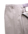 HUGO BOSS - Gray Micro Check “Johnstons2/Lenon” Flat Front Dress Pants - 33W