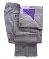TED BAKER - Gray Prince of Wales Check Wool Flat Front Dress Pants- 35W