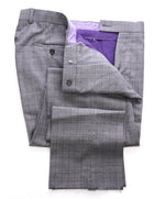 TED BAKER - Gray Prince of Wales Check Wool Flat Front Dress Pants- 35W