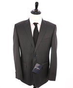 ERMENEGILDO ZEGNA - By SAKS FIFTH AVENUE Charcoal Gray Stripe Suit - 40R