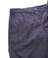 DRIES VAN NOTEN - Navy Linen Cotton Blend Pants W Side Tabs - 30W