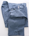 CANALI - Stone Blue Cotton/Silk/Elastane Flat Front 5-Pocket Pants - 39W