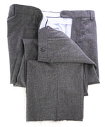 SAKS FIFTH AVE  - "Vitale Barberis Canonico" Flannel Flat Front Dress Pants - 40W
