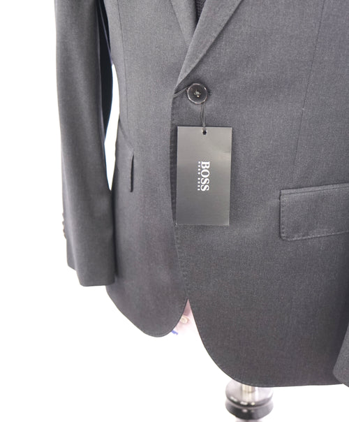 HUGO BOSS - "REDA Super100" Charcoal Gray Suit - 38S