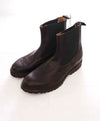 $695 ELEVENTY - Brown Brogue Leather Distressed Chelsea Boots - 7 US (40EU)