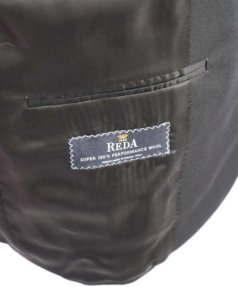 SAMUELSOHN - "REDA" Super 120's Performance Wool Black Suit - 40S