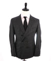 HUGO BOSS - "TAILORED" Burgundy Check Double Breasted Unstructured Suit - 40R