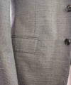 $1,895 ARMANI COLLEZIONI - Textured Gray Notch Lapel Wool Suit - 36R