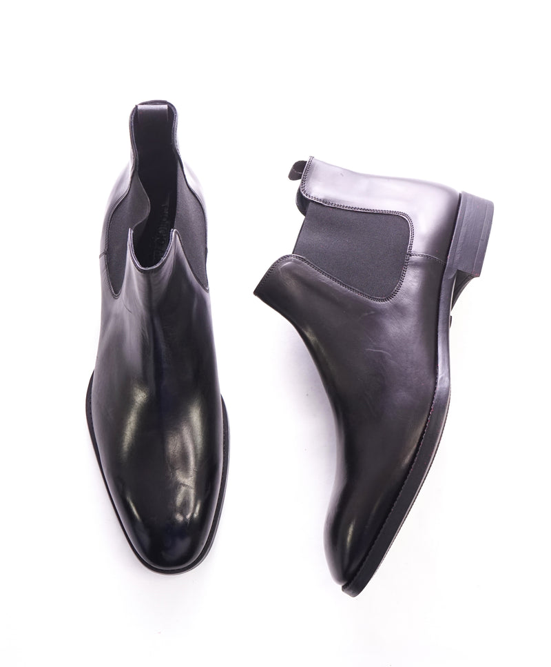 GIORGIO ARMANI - Black Sleek Silhouette Ankle Boot - 12 – Luxe Hanger