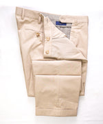 INCOTEX - "SOFT TOUCH COTTON" Beige Stone Premium Pants - 34W
