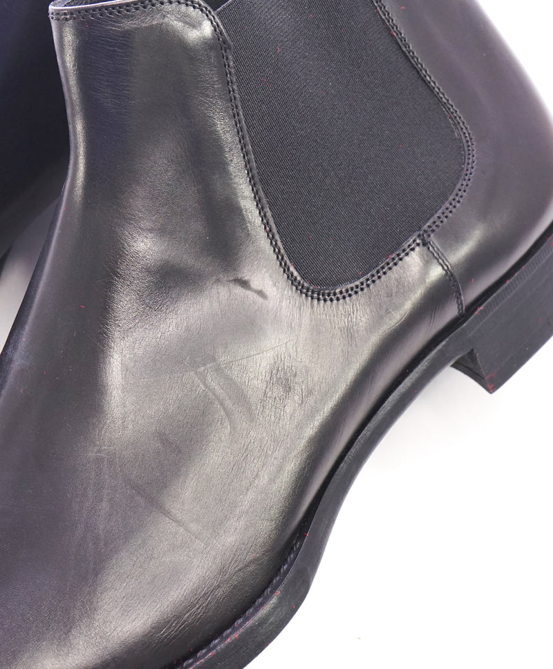 GIORGIO ARMANI - Black Sleek Silhouette Ankle Boot - 12