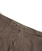 INCOTEX - "SOFT TOUCH COTTON" Distressed Brown Premium Pants - 40W