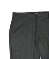 JOHN VARVATOS - 5-Pocket Charcoal Flannel Flat Front Dress Pants - 32W
