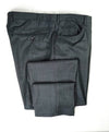 PAL ZILERI - 5-POCKET Gray Micro Check Textured Dress Pants - 40W