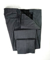 PAL ZILERI - 5-POCKET Gray Micro Check Textured Dress Pants - 40W