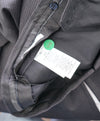VERSACE COLLECTION -  Tonal Gray Stripe Logo Button Dress Pants - 36W