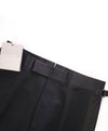 TOM FORD - PREMIUM Black Tuxedo Dinner Wool Dress Pants - 30W (46EU)