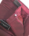 RALPH LAUREN BLACK LABEL - "105" Burgundy Cigarette Jeans Pants - 31W