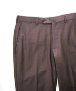 ERMENEGILDO ZEGNA - "628F13" Regular Brown Premium Dress Pants - 36W (52EU)