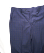 SAKS FIFTH AVE - Camel Plaid Check MADE IN ITALY Flat Front Dress Pants - 32W