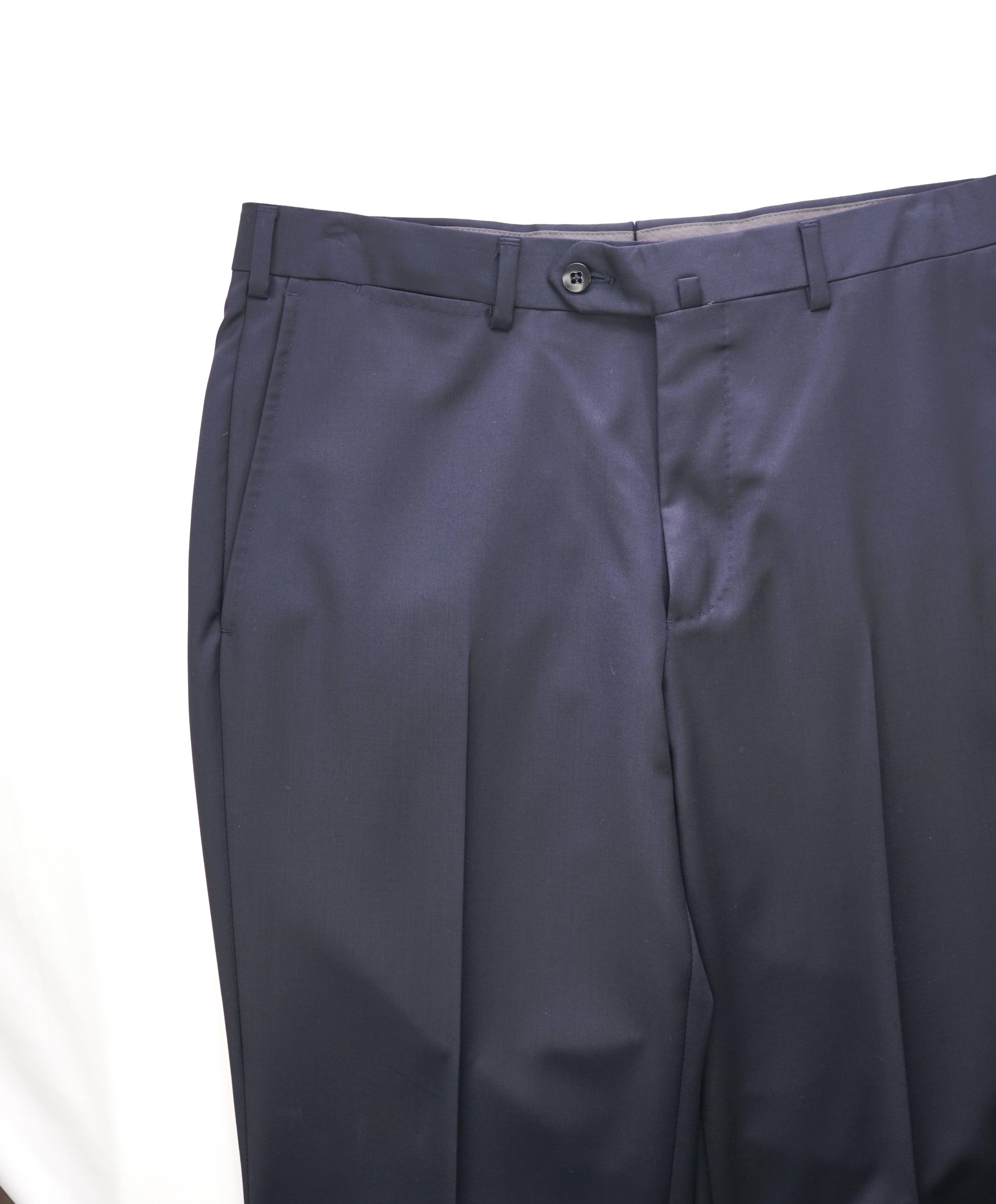 ERMENEGILDO ZEGNA - "STRNVY" Regular Navy Blue Premium Dress Pants - 32W (48EU)