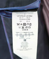 $1,495 ARMANI COLLEZIONI - “G Line” Blue Micro Check Blazer - 40R