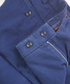 LORO PIANA - Soft Blue Cotton/Elastane Flat Front Pants - 32W (48EU)