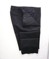 Z ZEGNA - SLIM Black Pipping *PERFORMANCE WOOL* Flat Front Dress Pants - 30W