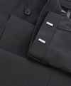 HUGO BOSS - Black Textured "The Jam75/Sharp3_1" Flat Front Dress Pants - 30W
