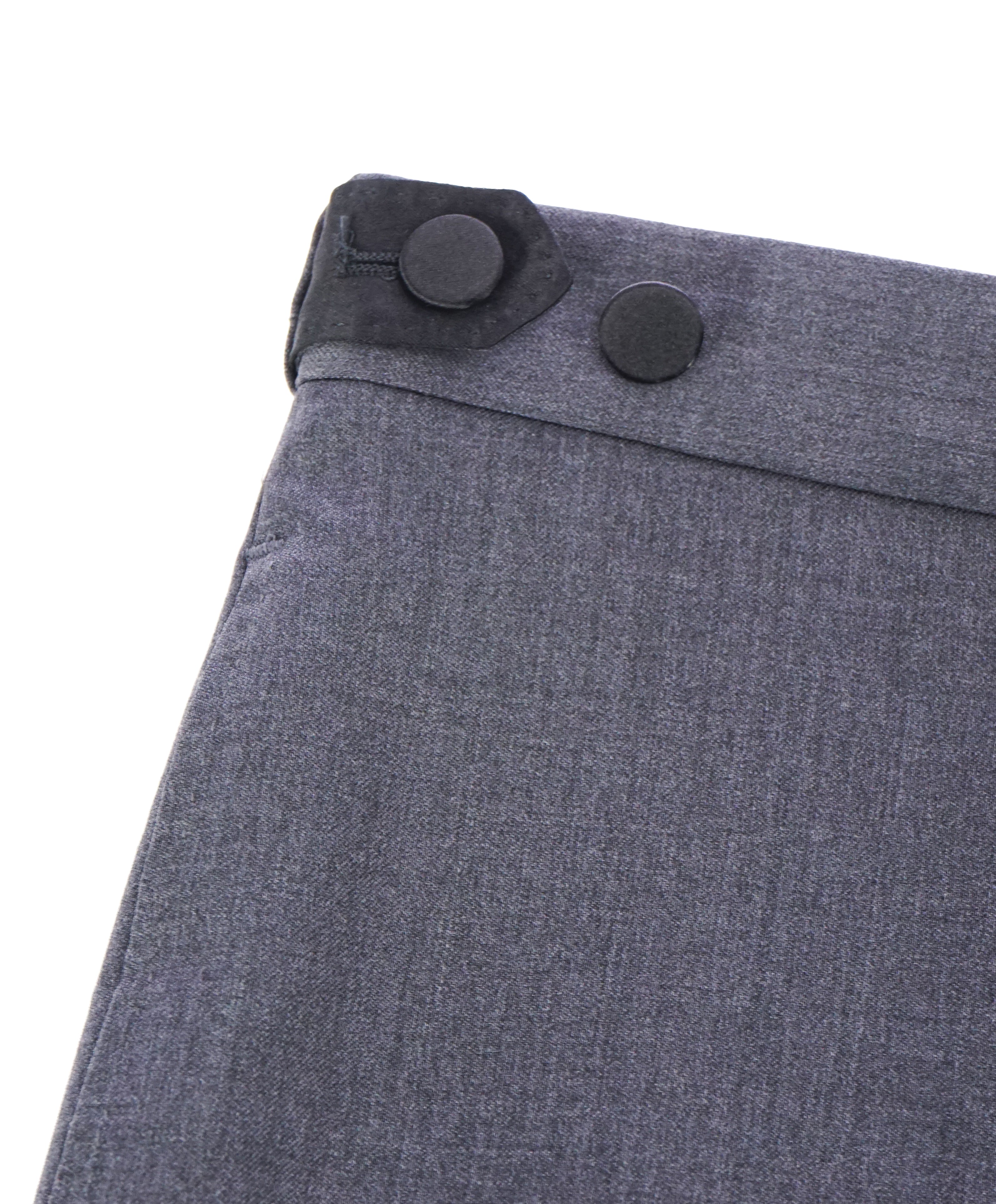 HUGO BOSS - Satin Side Tabs "Heath/Glamor" Slim Flat Front Dress Pants - 31W